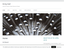 Tablet Screenshot of kirstyhall.co.uk